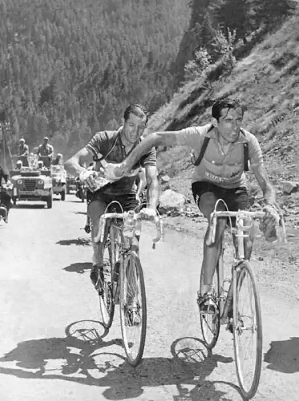 bartali coppi borraccia o bottiglia