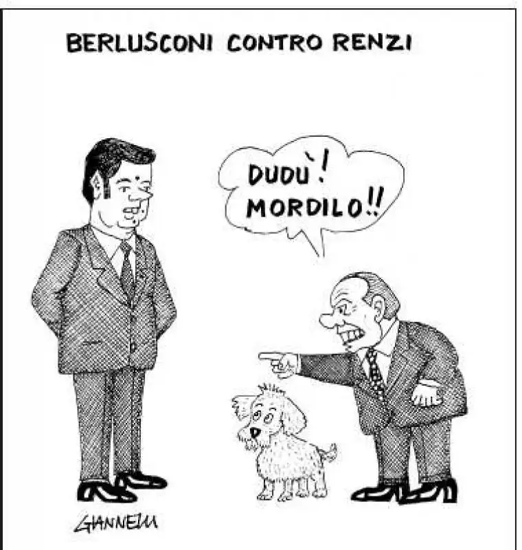 BERLUSCONI VS RENZI BY GIANNELLI