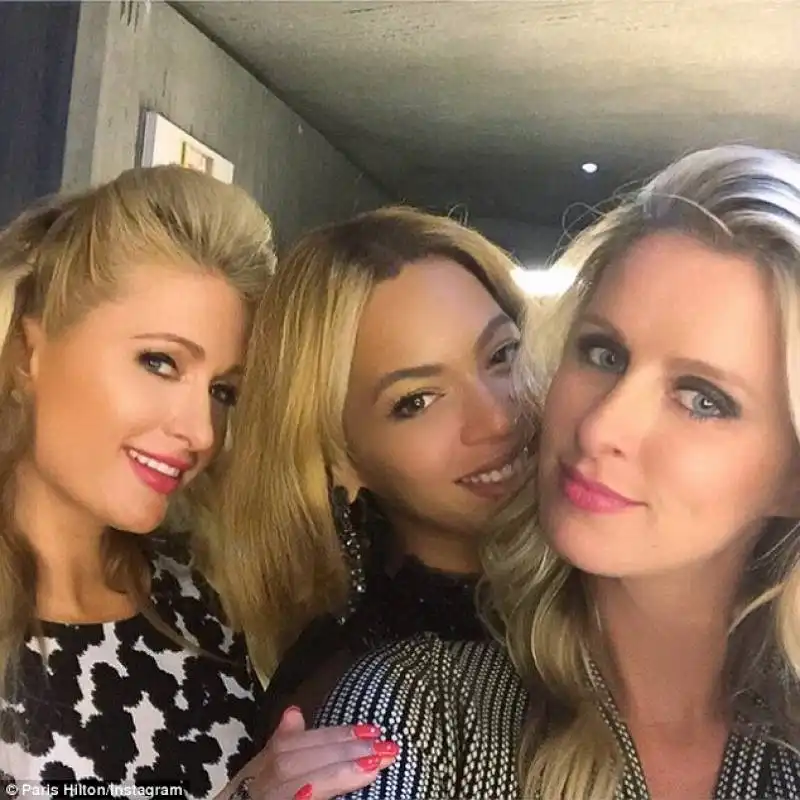 beyonce e paris hilton alla festa di rihanna