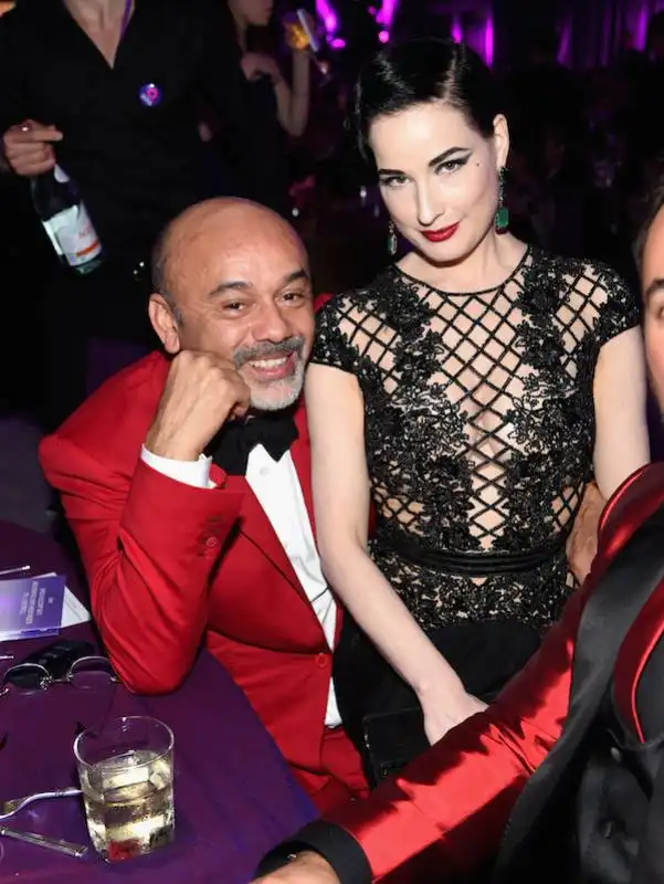 christian louboutin e dita von teese