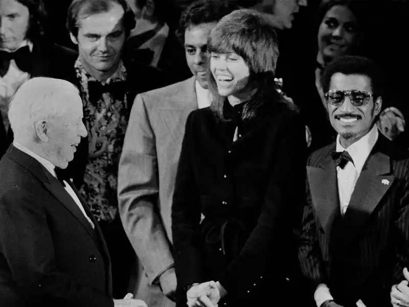 jack nicholson johnny mathis jane fonda sammy davis charlie chaplin