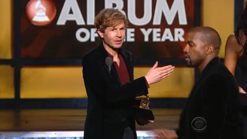 kanye west contesta il premio di beck