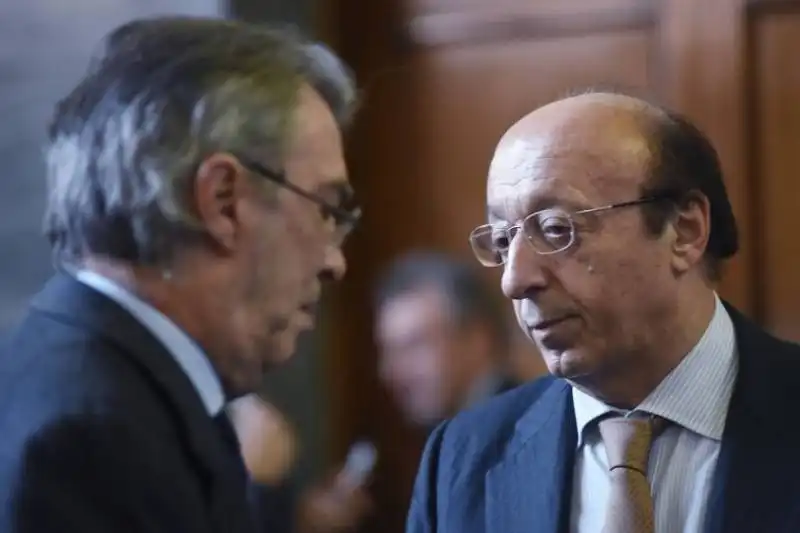 MASSIMO MORATTI E LUCIANO MOGGI  