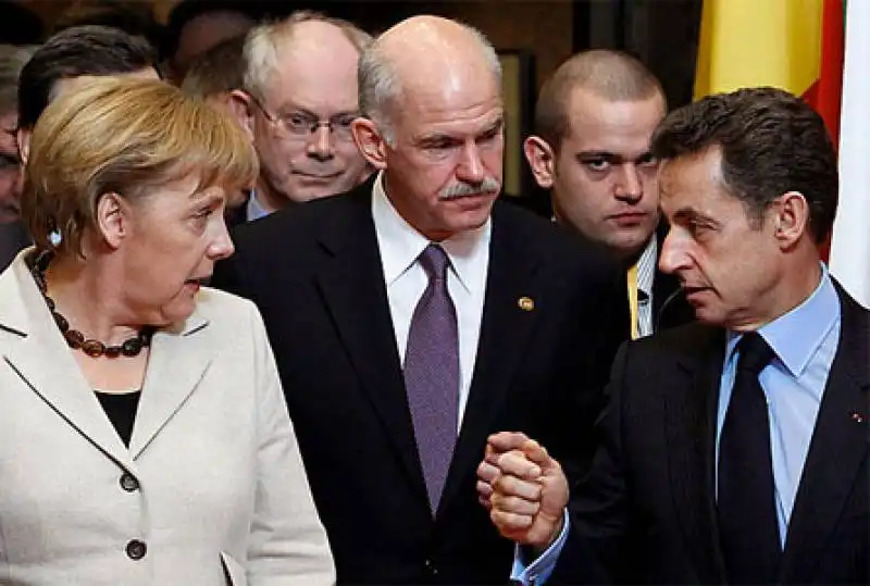 merkel sarkozy papandreou 