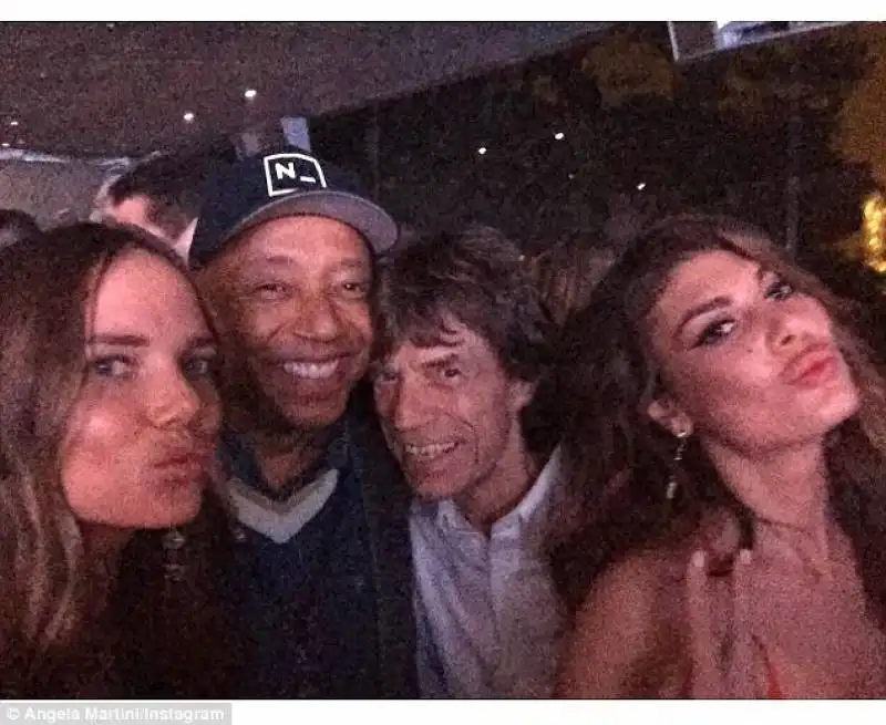 mick jagger alla festa di rihanna