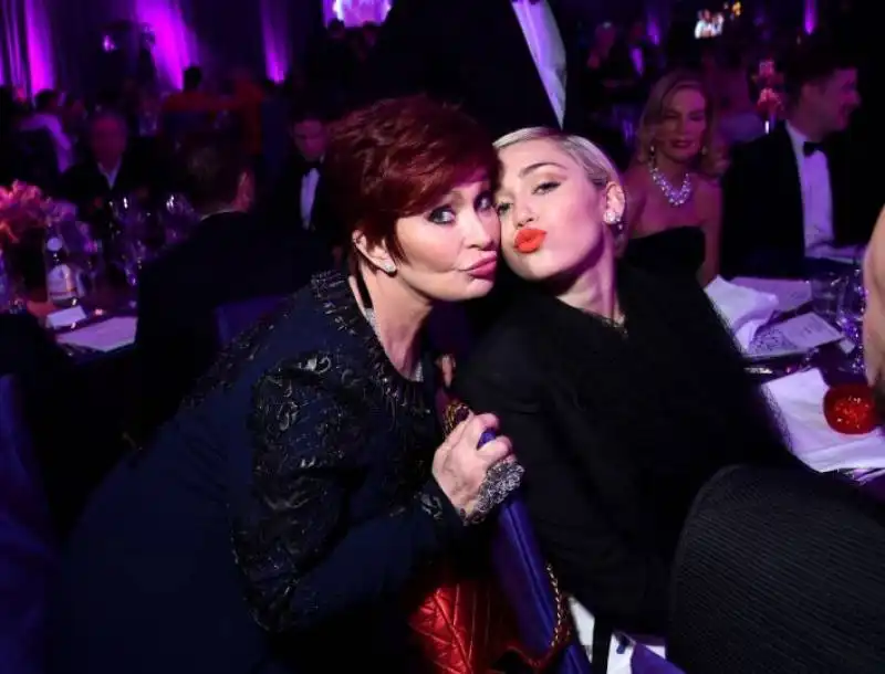 miley cyrus sharon osbourne