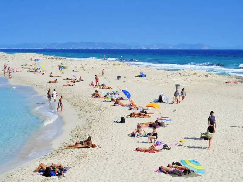 playa de ses illetes, formentera, spain