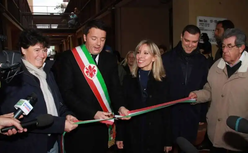 renzi con menarini aleotti