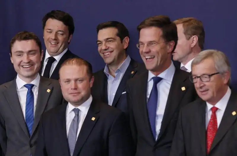 renzi tsipras rutte juncker all eurogruppo