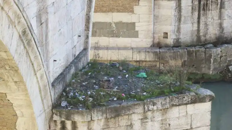 rifiuti a ponte sisto