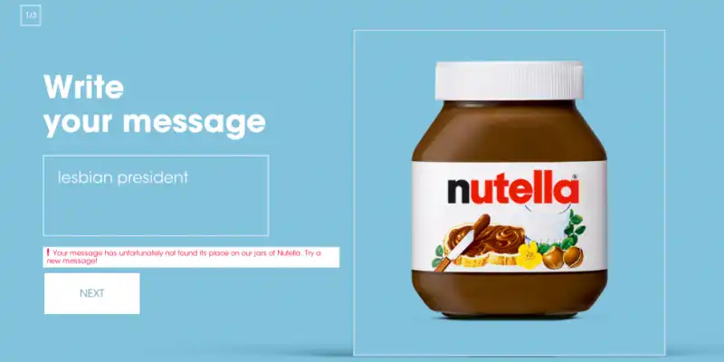 say it with nutella