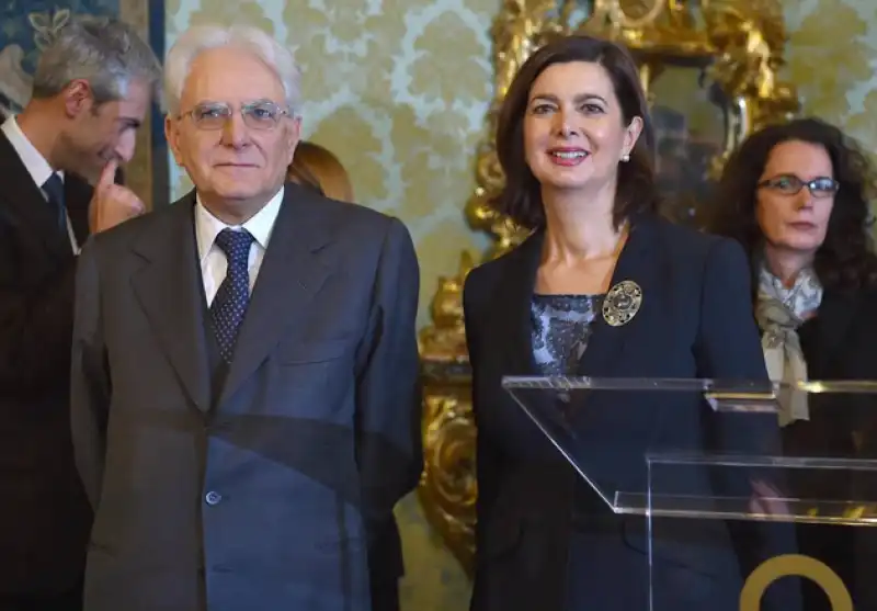 SERGIO MATTARELLA E LAURA BOLDRINI