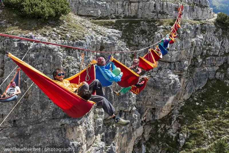 the international highline meeting festival, monte piana 