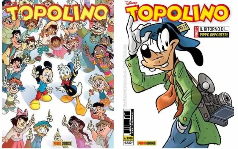 TOPOLINO DUE COPERTINE