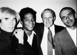 warhol, basquiat, bruno bischofberger, francesco clemente