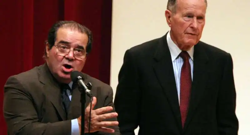 antonin scalia con george bush senior 2005