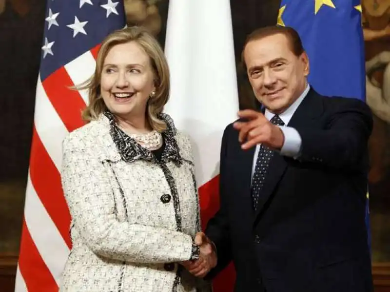 berlusconi hillary clinton