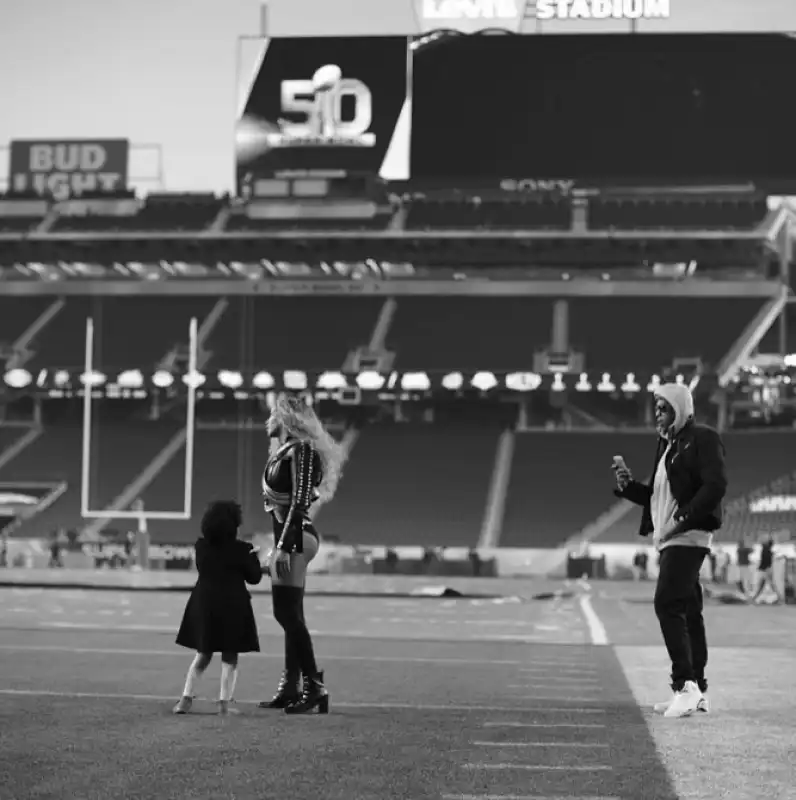 beyonce prove con famiglia allo stadio