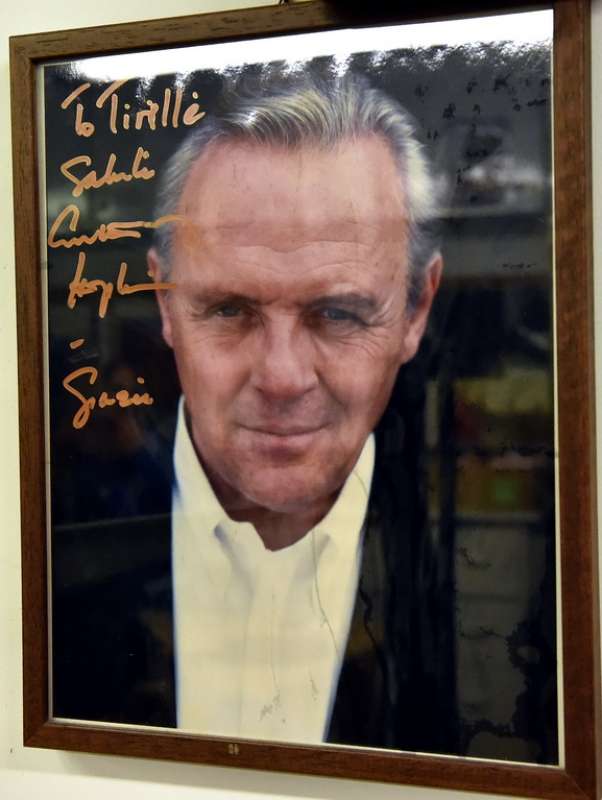 foto di anthony hopkins per umberto tirelli