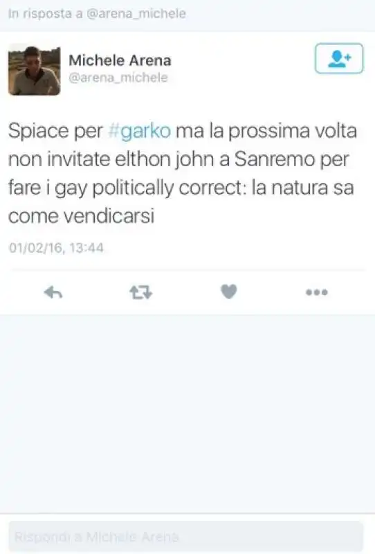 garko sanremo tweet  2