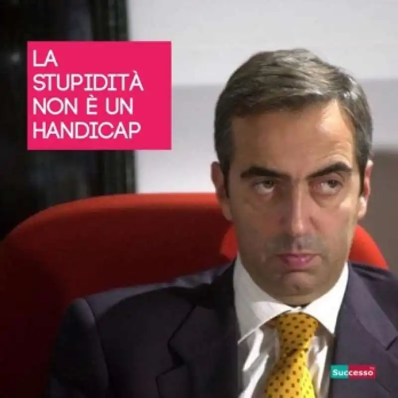 gasparri e la battuta su handicappato day 