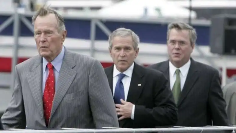 GEORGE BUSH - GEORGE W BUSH - JEB BUSH 