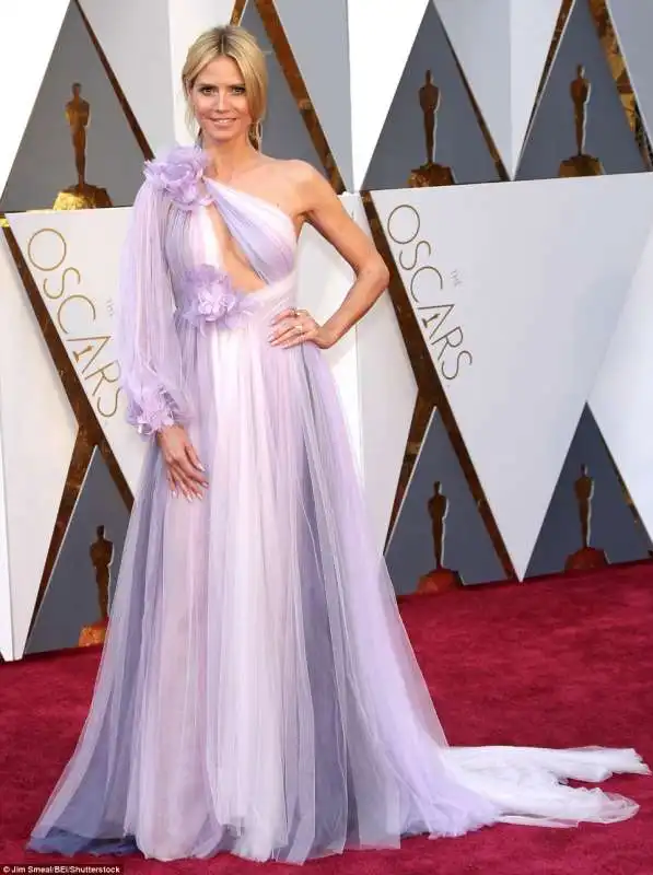 heidi klum lavanda agli oscar