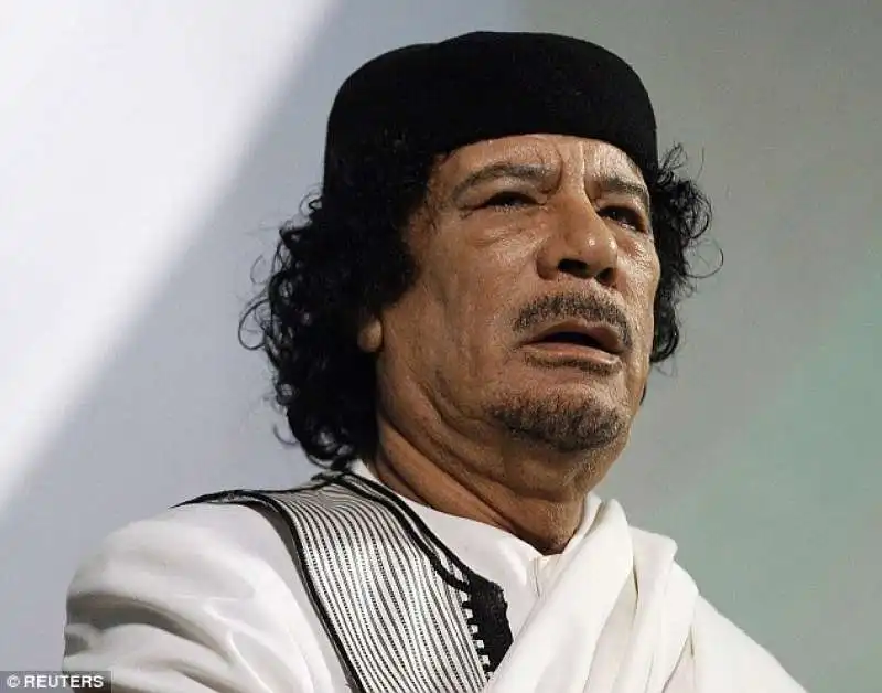 il colonnello gheddafi