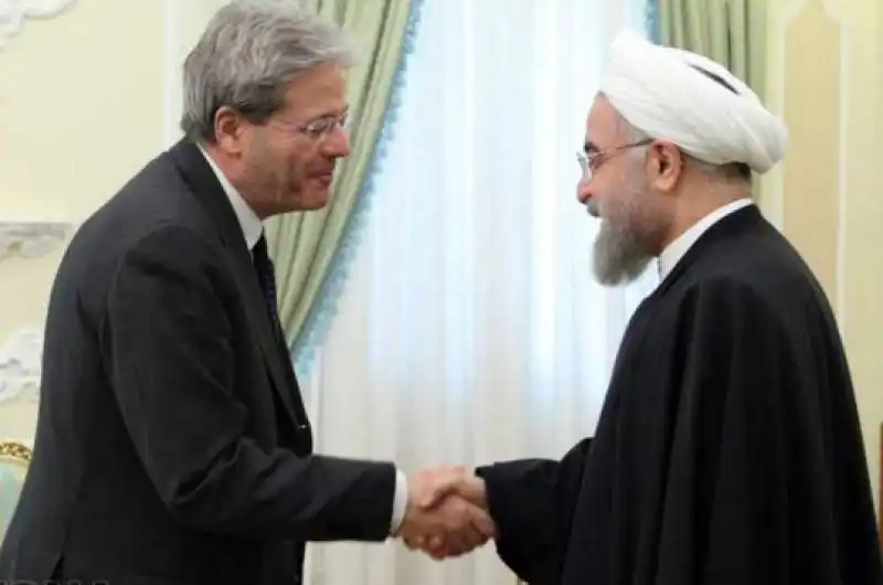 iran gentiloni rouhani