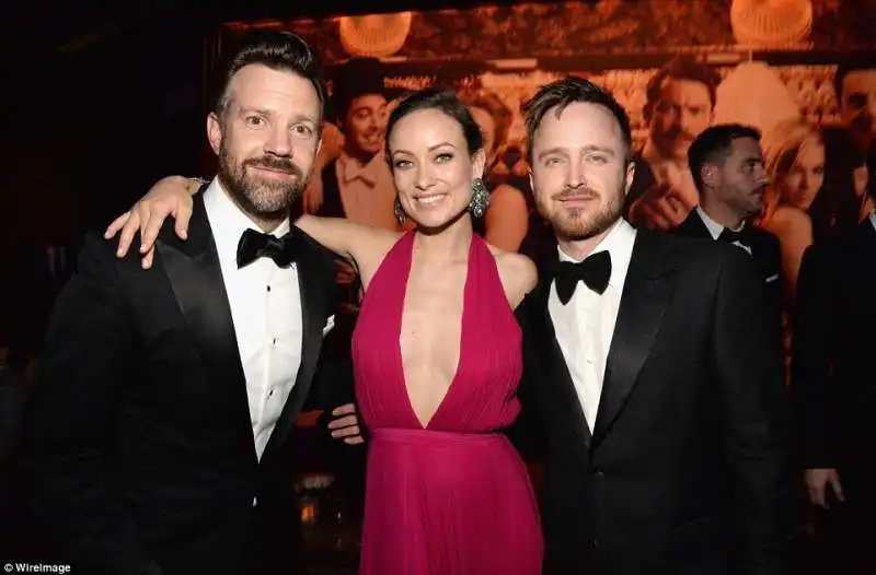 jason sudeikis olivia wilde e aaron paul