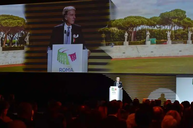 luca cordero di montezemolo presenta la canditatura di roma 2024