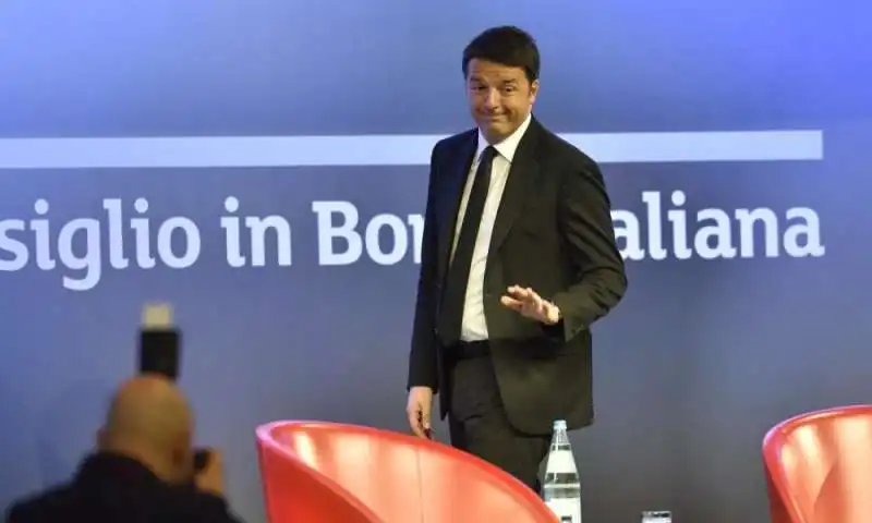 matteo renzi alla borsa italiana