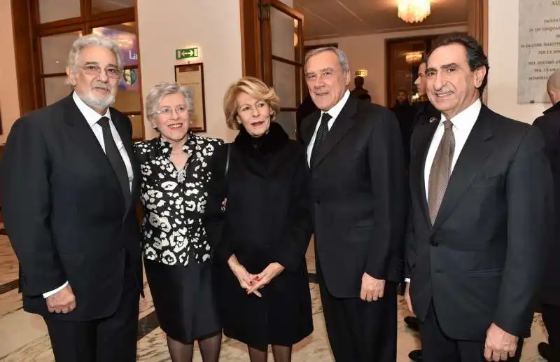 placido domingo  mariapia garavaglia  maria e pietro grasso  carlo fuortes