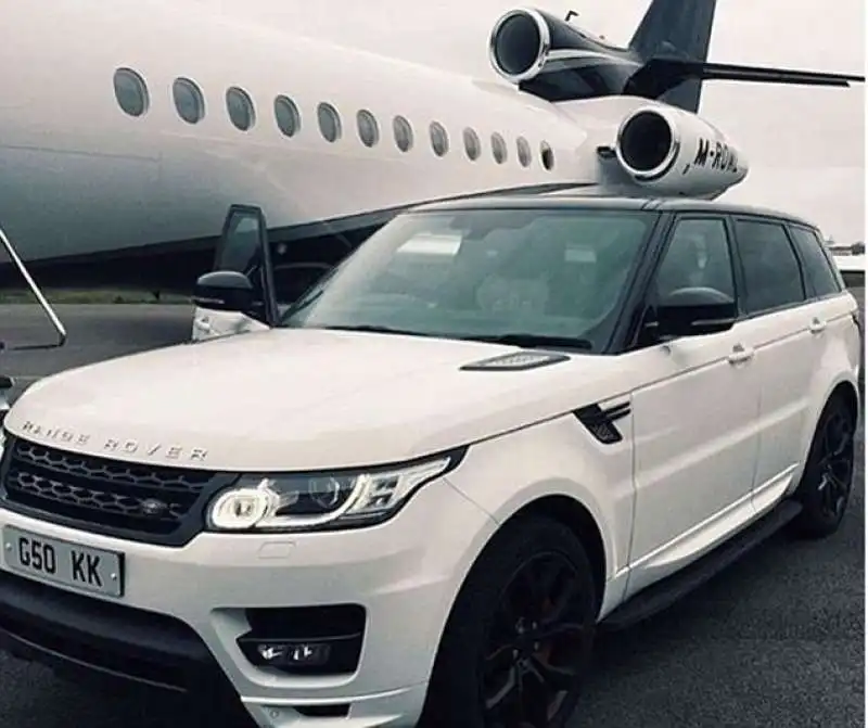 range rover di un ricacstro inglese