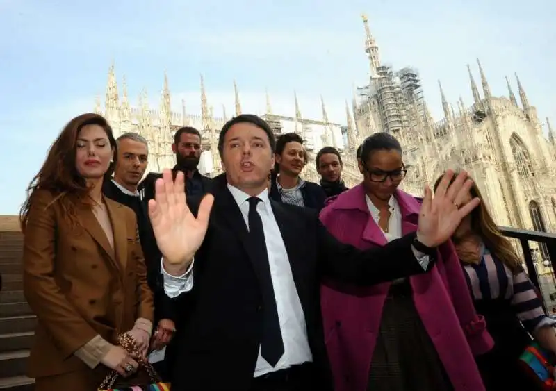 renzi a milano settimana della moda