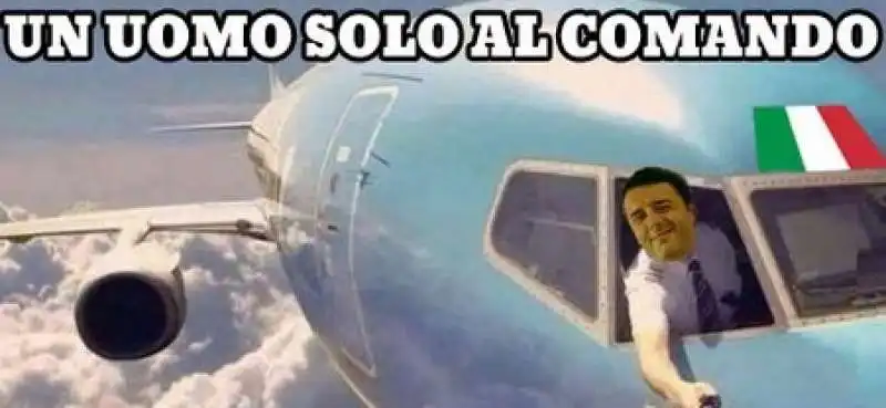 renzi aereo