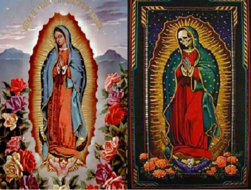 SANTA MUERTE CONTRO LA VERGINE DI GUADALUPE