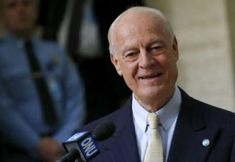 staffan de mistura negoziati per la siria a ginevra