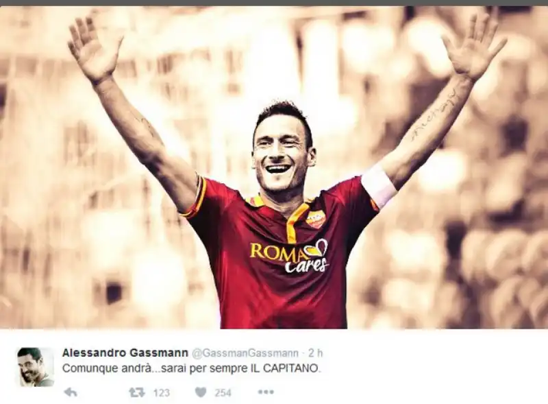 totti cacciato 22