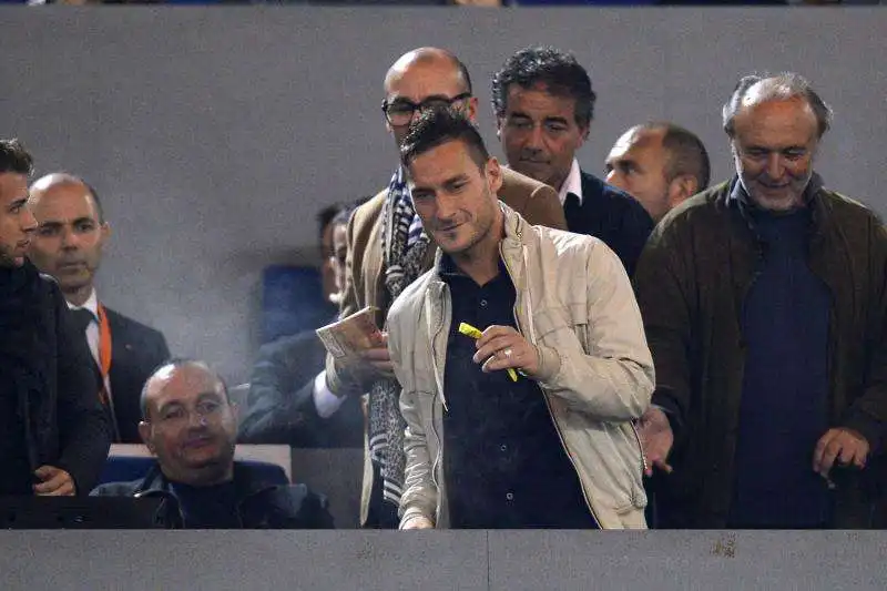 TOTTI IN TRIBUNA