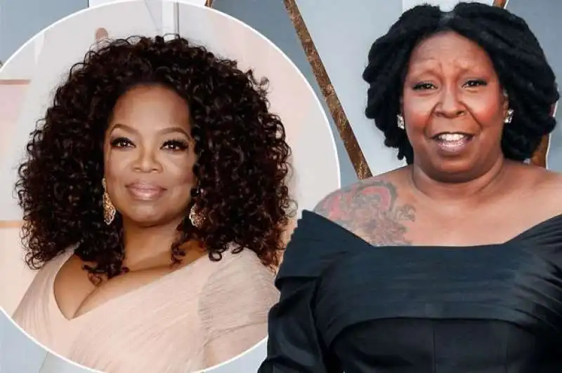 whoopi goldberg scambiata per oprah