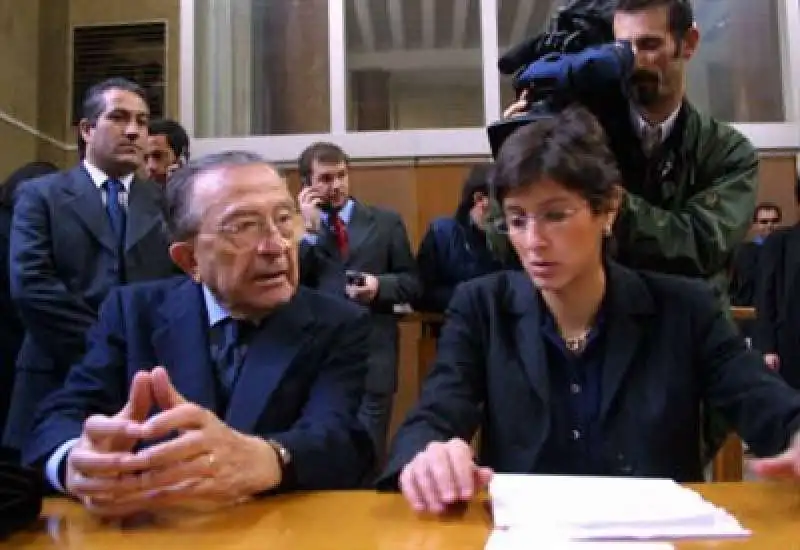 ANDREOTTI E GIULIA BONGIORNO  