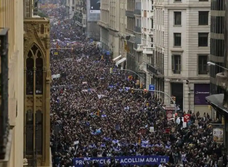 BARCELLONA MANIFESTAZIONE