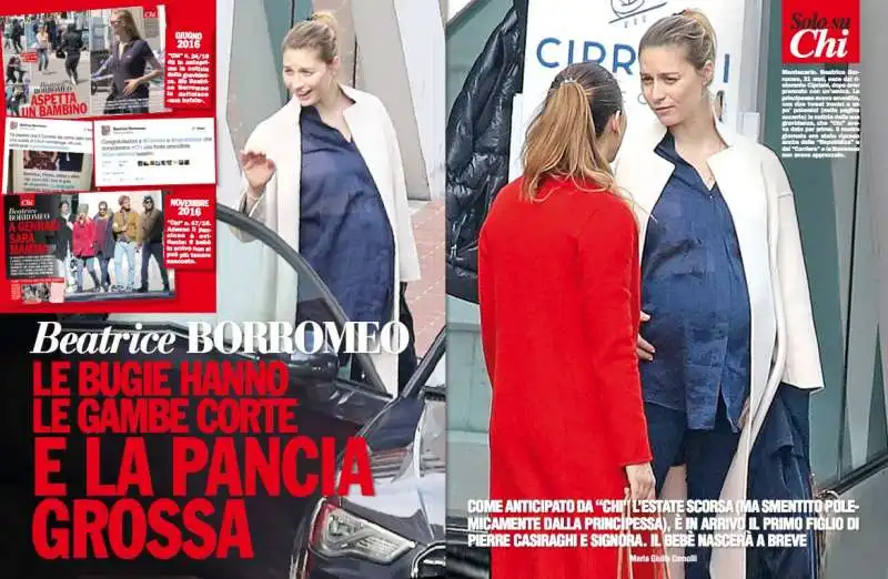 BEATRICE BORROMEO CON IL PANCIONE