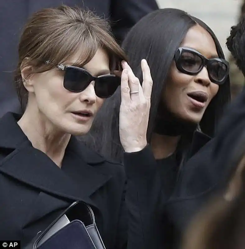 carla bruni  naomi  campbell