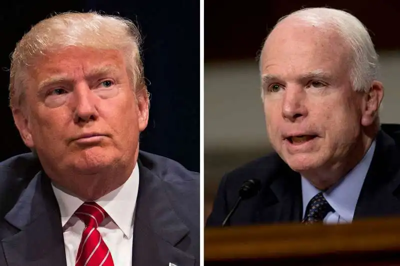 donald trump john mccain