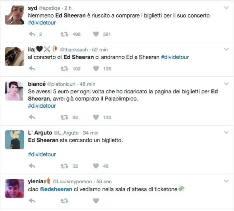 FAN INCAZZATI PER I BIGLIETTI FANTASMA PER IL CONCERTO DI ED SHEERAN