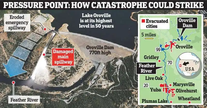 fuga da oroville e dalla diga  12