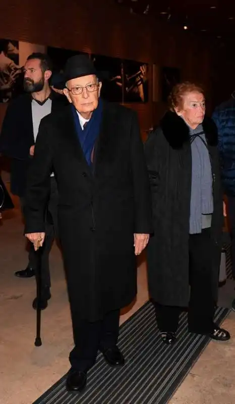 giorgio napolitano con la moglie clio