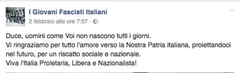 GIOVANI FASCISTI ITALIANI